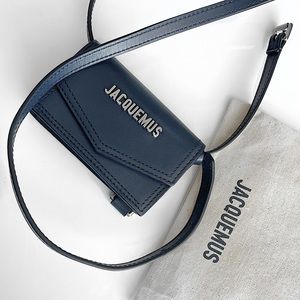 Jacquemus Azur Leather Black Mini Bag